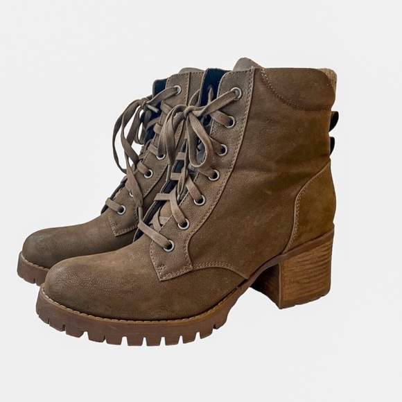 Steve Madden Command Ankle Boots Olive Green Size 10 - Picture 6 of 6